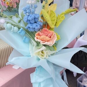 Handcrafted Crochet Flower Bouquet